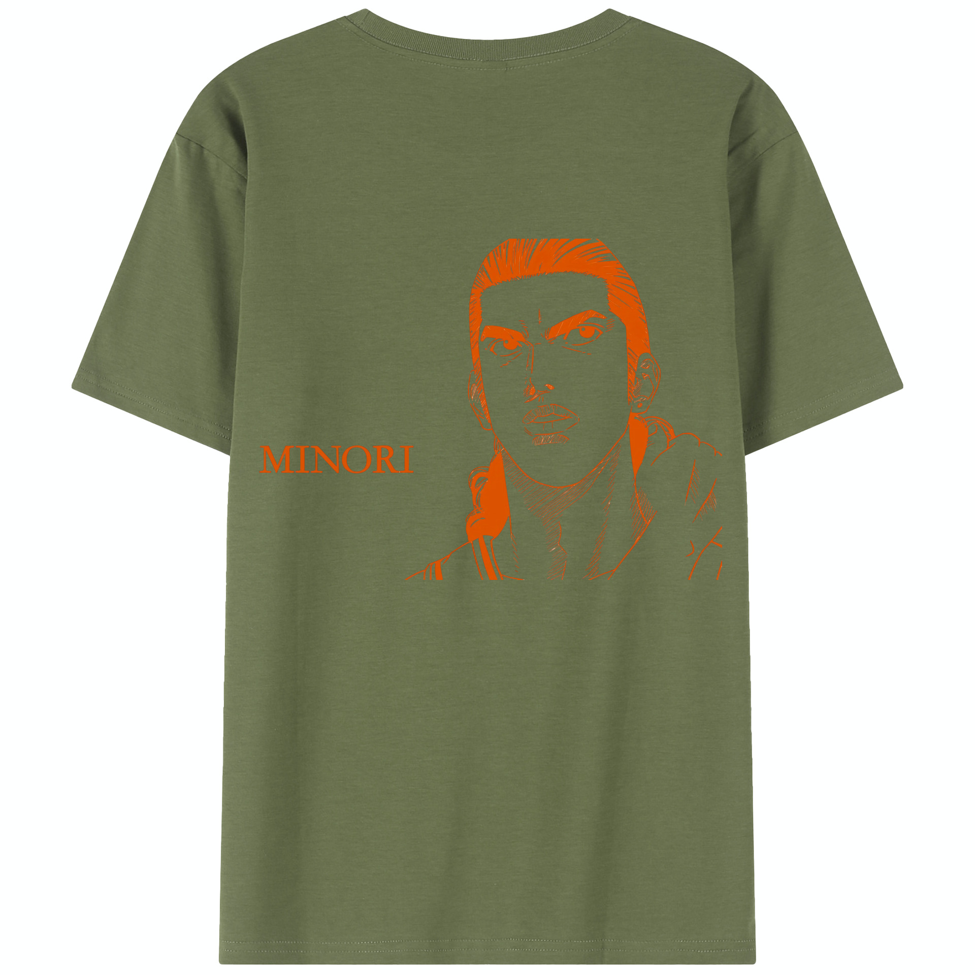 SLAM DUNK／スラムダンク 綿100％半袖Tシャツ（背面プリント）